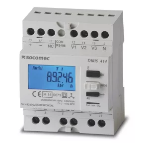   Aparat de măsură multifuncțional DIRIS A14 cu comunicație RS485 (ModBus) + certificat MID   48250020