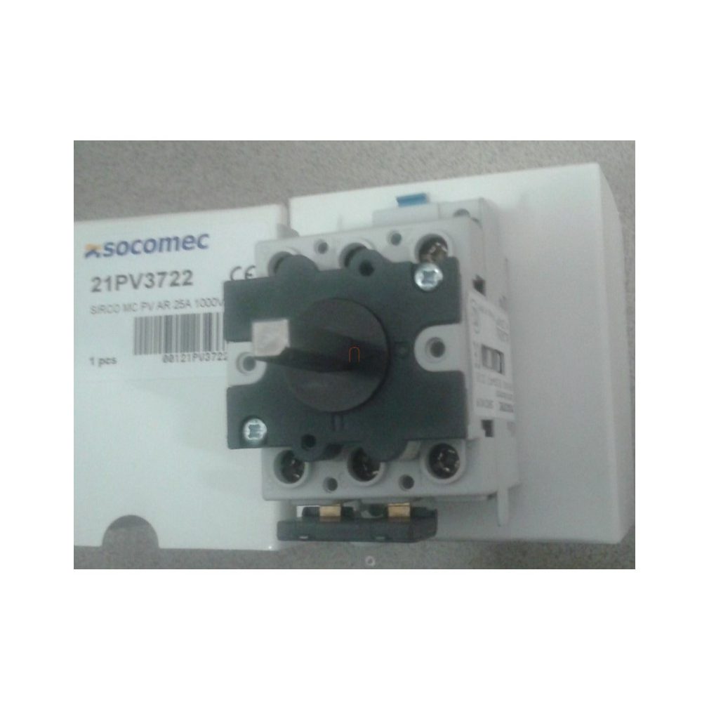 SIRCO 21PV3722 Comutator DC, 3p, pentru sisteme PV, 25A, 1000V DC