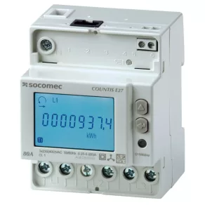   Contor digital 3F 80A, tarif dublu, certificat MID, Ethernet MODBUS TCP + server web, COUNTIS E28 48503055 Socomec