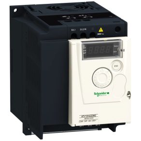   Schneider Electric Altivar 12 - ATV12HU22M3 - convertizor de frecvență, 2,2 kW, trifazic, 230 V c.a., Modbus RTU, IP20, aripioare de răcire