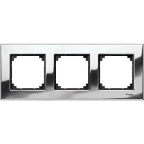   Cadru metalic Schneider Merten M-Elegance, 3-gang, crom MTN403339