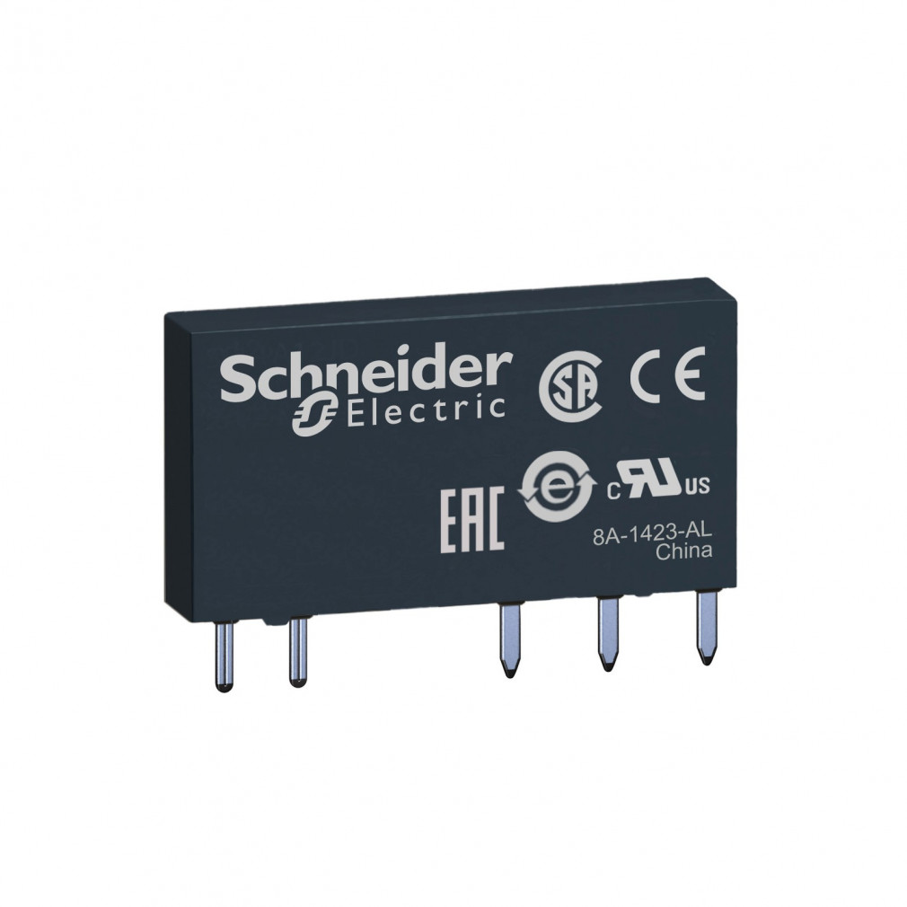 Schneider RSL releu cu clemă de linie, 1CO, 6A, 24VDC, capacitate mică RSL1GB4BD