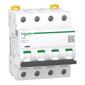   Schneider Electric Acti9 iC60L - A9F94470 - întrerupător automat miniatural, 4P, C, 0,5 A, conexiune simplă