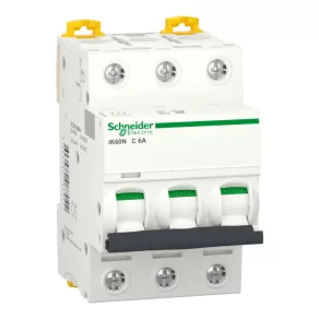   Schneider Electric Acti9 iK60 - A9K24306 - întrerupător automat miniatural, 3P, C, 6A