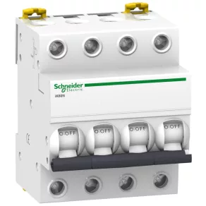   Schneider Electric Acti9 iK60 - A9K24406 - Întrerupător automat miniatural 6 kA, 4P, C, 6 A