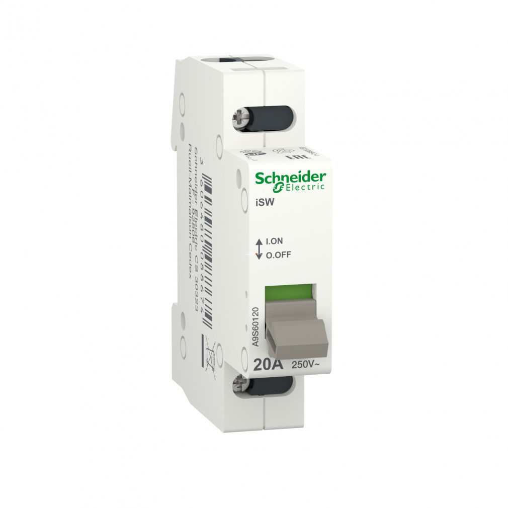 Întrerupător Schneider ACTI9 iSW, 1P, 20A, 250V (A9S60120)
