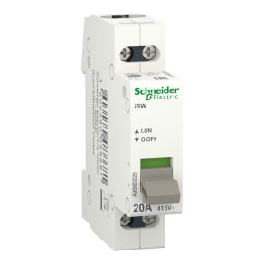   Schneider Electric Acti9 iSW - A9S60220 - comutator, 2P, 20A, 415V