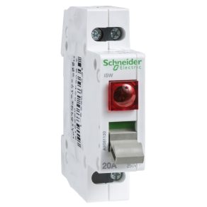  Schneider Electric Acti9 iSW - A9S61132 - întrerupător cu indicator luminos, 1P, 32A