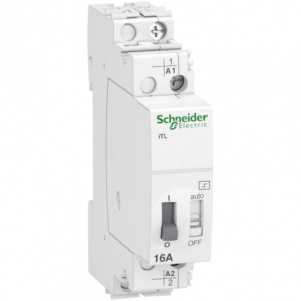 Schneider ACTI9 ITL16A releu de impulsuri, 1NO, 240VAC, 110VDC A9C30811