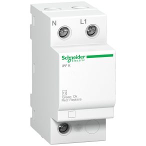   Schneider Electric Acti9 iPF K - A9L15692 - descărcător de supratensiune, putere nominală fixă 20 kA, 1P-N, 340 V