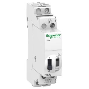   Schneider Electric Acti9 iTL A9C33811 iTLc releu cu impuls cu funcție de control central, 1P, 16A, 230-240VAC