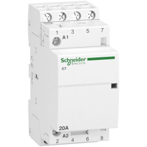   Schneider Electric Acti9 iCT20A - A9C22824 - contactor, 50 Hz, 4 NO, 220 - 240 V c.a.
