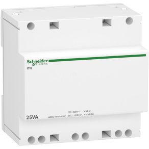   Schneider Electric Acti9 iTR - A9A15219 - Transformator de siguranță 25VA 230VAC 12 - 24VAC