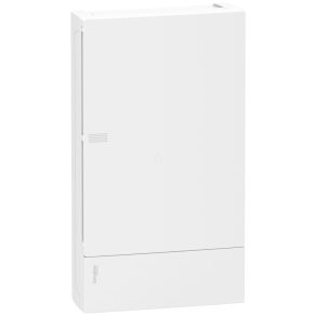   Schneider Electric Resi9 Mini Pragma - MIP12312 - Tablou de distribuție mic, ușă solidă, montare pe suprafață, 3x12 module, șină PEN, alb
