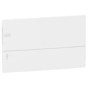   Schneider Electric Resi9 Mini Pragma - MIP22118 - Tablou de distribuție mic, ușă solidă, încastrat, 1x18 module, șină PEN, complet, alb