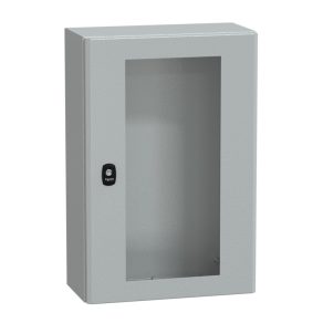   Schneider Electric PanelSet S3D - NSYS3D6420T - dulap de distribuție H600xL400xA200 cu ușă din sticlă