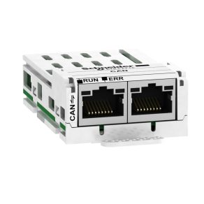   Schneider Electric Lexium 32 - VW3A3608 - accesoriu convertor de frecvență, modul de comunicație, CANopen DC, 2xRJ45, pentru unitățile ATV320-340-600-900 și LXM32