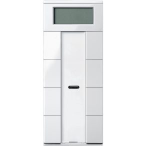   Schneider Electric KNX - MTN6214-0319 - Modul multifuncțional de perete Merten-KNX cu 4 prize, SystemM, alb polar, lucios