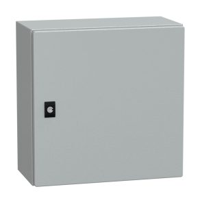   Schneider Electric PanelSet CRN - NSYCRN44200P - dulap de distribuție cu ușă solidă și placă de montare pentru dulap de distribuție 400x400x200