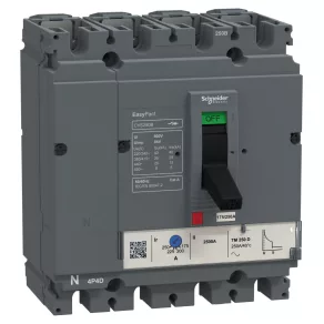   Schneider Electric EasyPact CVS - LV510317 - Întrerupător complet CVS100B 4P 25 kA cu declanșator TM100D 4P3D