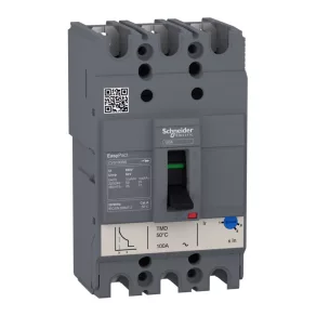   Schneider Electric EasyPact CVS - LV510935 - CVS100BS 3P 25kA întrerupător complet cu declanșator TM50D 3P3D