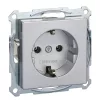 Schneider Electric Merten System M - MTN2301-0460 - Priză 2P+F, cu arc, 16 A, System-M, aluminiu