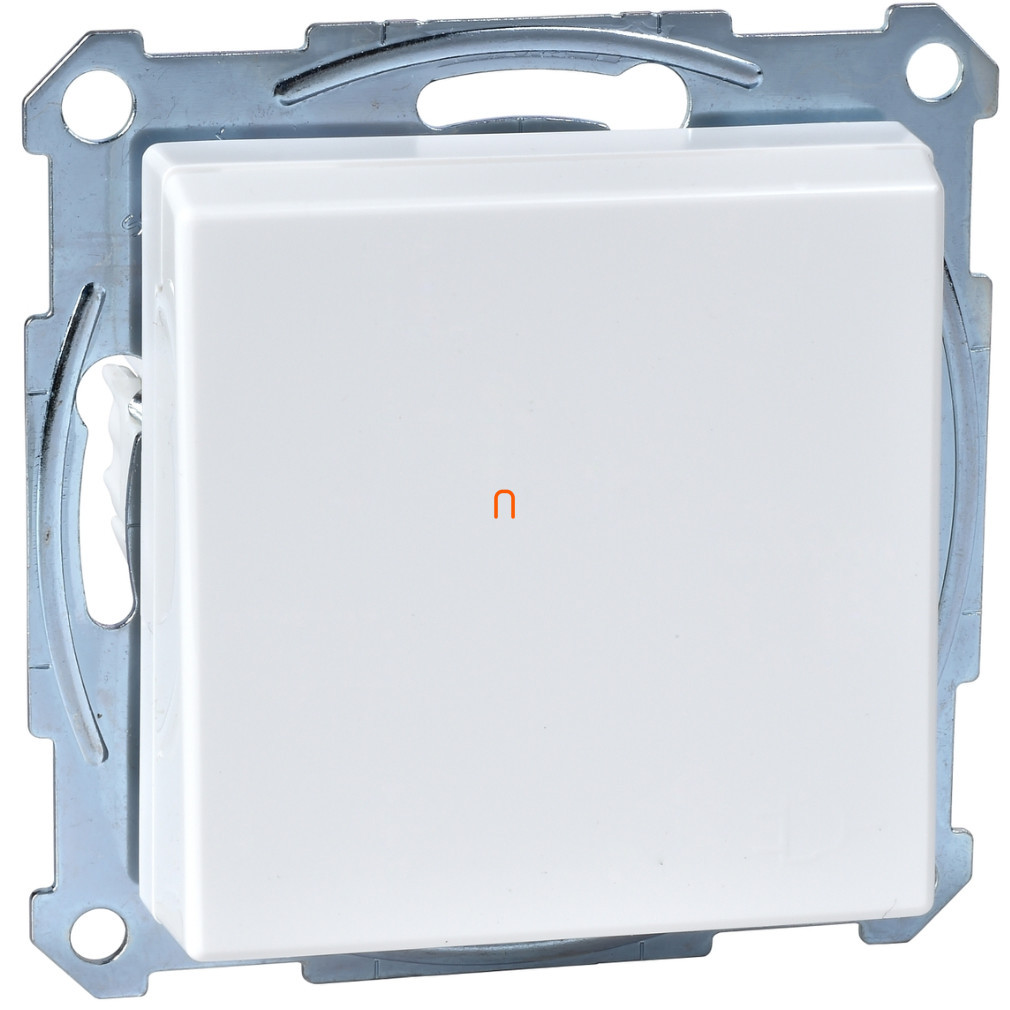 Schneider Merten 2P+F priză, cu capac de siguranță, capac cu închidere rapidă, conexiune cu arc, 16A, alb polar (System-M)