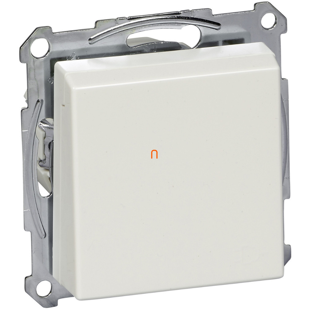 Schneider Merten 2P+F priză cu capac, cu arc, 16A, alb polar (System-M)