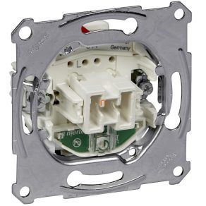   Schneider Merten inserție universală pentru întrerupător unipolar cu indicator luminos de funcționare, 10AX, CA 250 V, cu arc MTN3101-0000