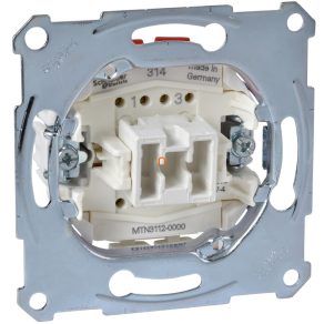   Inserție universală pentru întrerupător bipolar Schneider Merten, 10AX, CA 250 V, cu arc MTN3112-0000