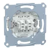 Schneider Electric Merten Aquadesign - MTN3115-0000 - Întrerupător pentru candelabru, cu arc, 10 A (105)