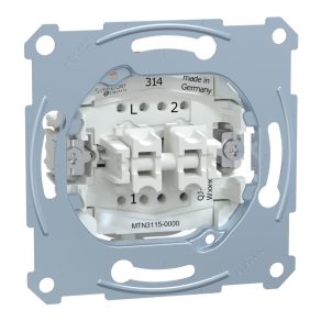   Schneider Electric Merten Aquadesign - MTN3115-0000 - Întrerupător pentru candelabru, cu arc, 10AX (105)