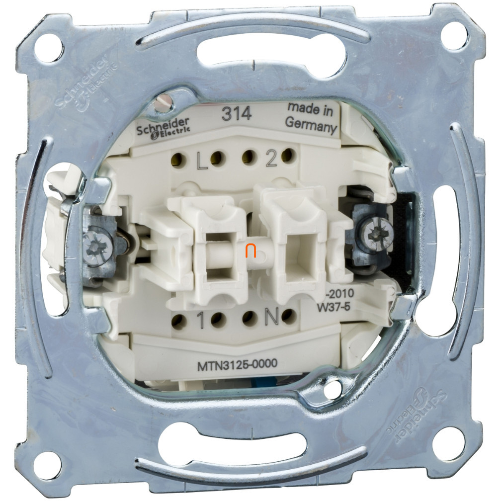 Schneider Merten comutator pentru lustră, cu conector zero, curacord, 10AX MTN3125-0000