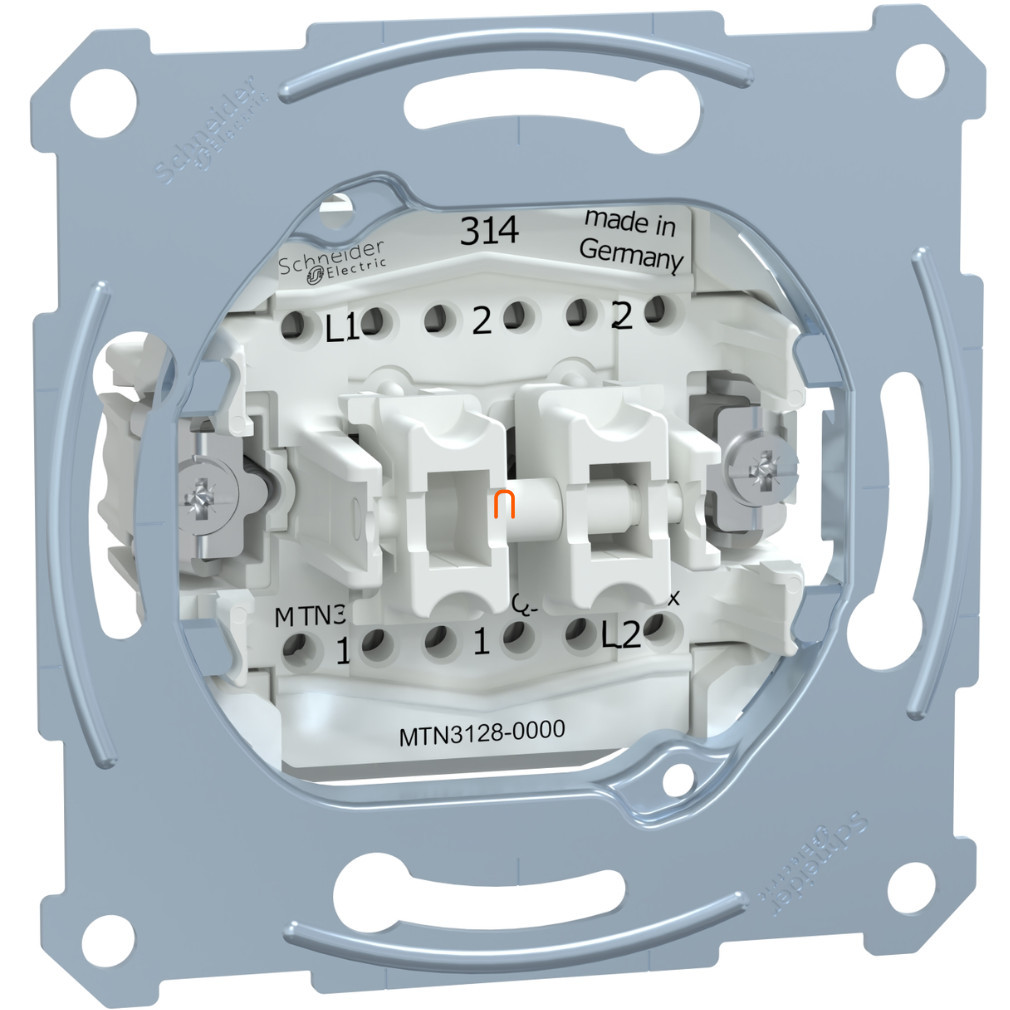 Schneider Merten comutator pentru lustră, cu comutator și buton, curacord cu arc 10A