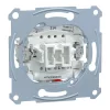 Schneider Electric Merten Aquadesign - MTN3150-0000 - Comutator unipolar cu contact de închidere (NO), cu arc, 10 A