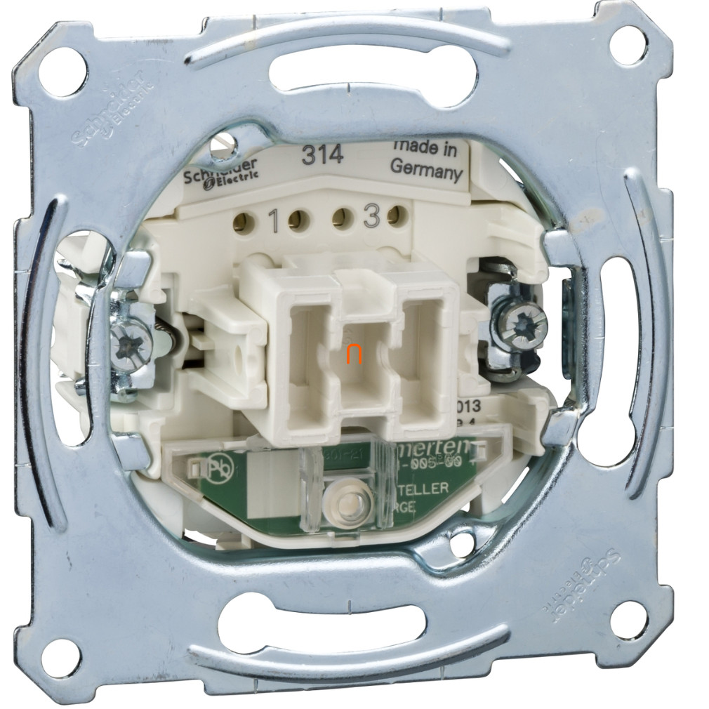 Schneider Merten întrerupător bipolar cu lumină pilot, cu arc, 16 AX MTN3602-0000