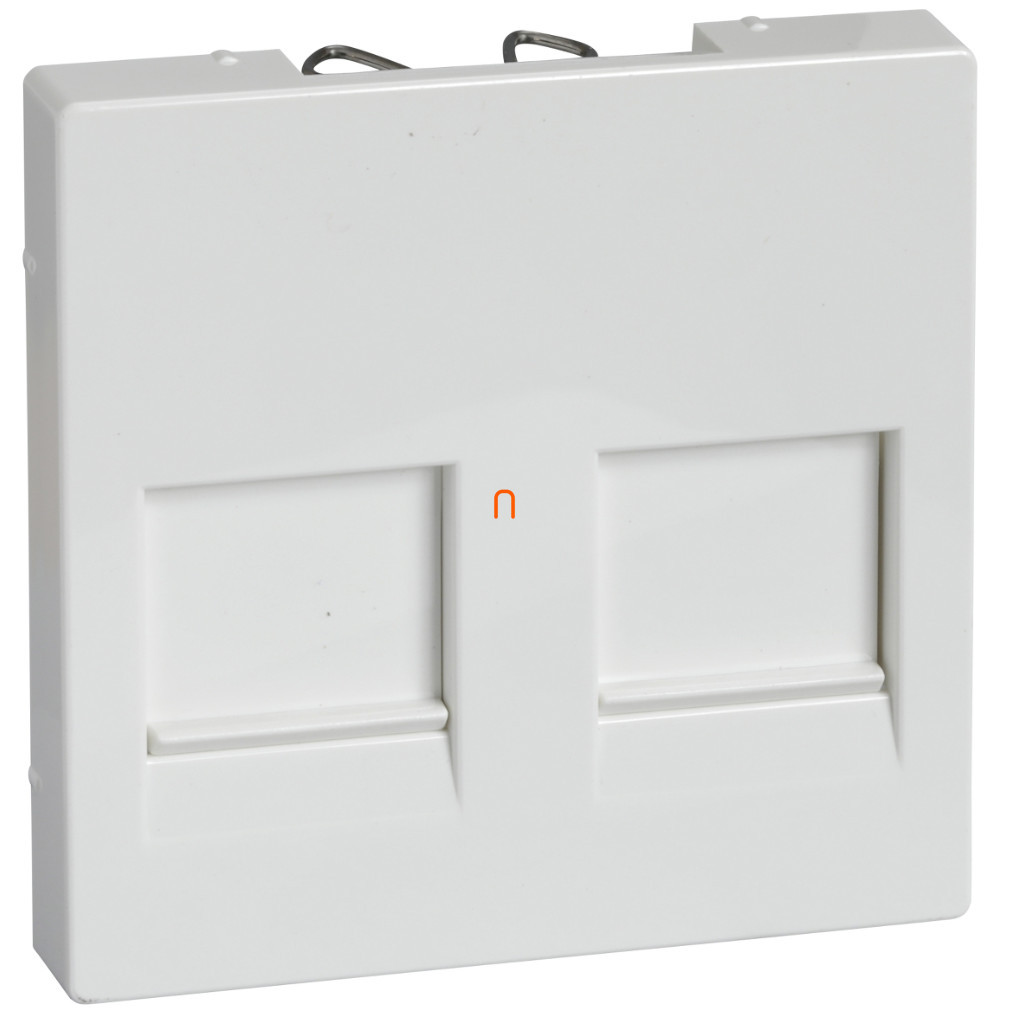 Schneider Merten capac, pentru 2xRJ45 module modulare, alb polar (System-M)