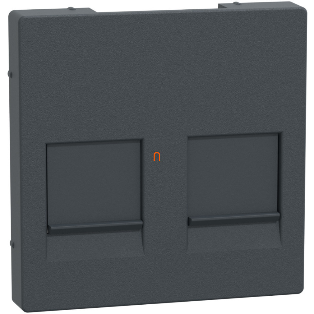 Schneider Merten capac, pentru 2xRJ45 module modulare, antracit (System-M)