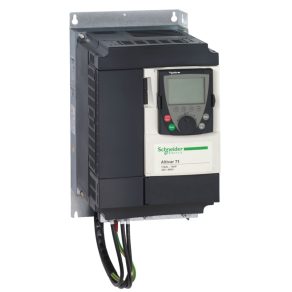   Schneider Electric Altivar Lift - ATV71LD17N4Z - convertizor de frecvență 7,5 kW, 380–480 V trifazic, cu filtru EMC încorporat, design cu aripioare de răcire