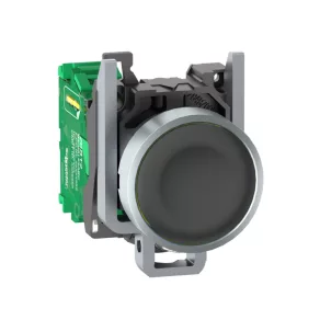   Schneider Electric Harmony XB5R - ZB4RTA2 - buton metalic complet fără fir, Ø22, fără receptor, negru
