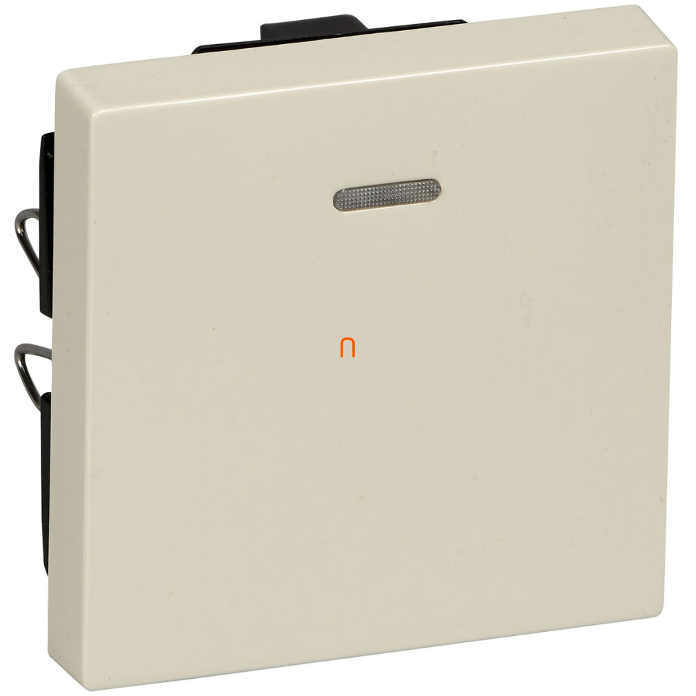Schneider Merten System M pentru buton, comutator sau apăsător, cu deschidere pentru lampă, crem MTN436044