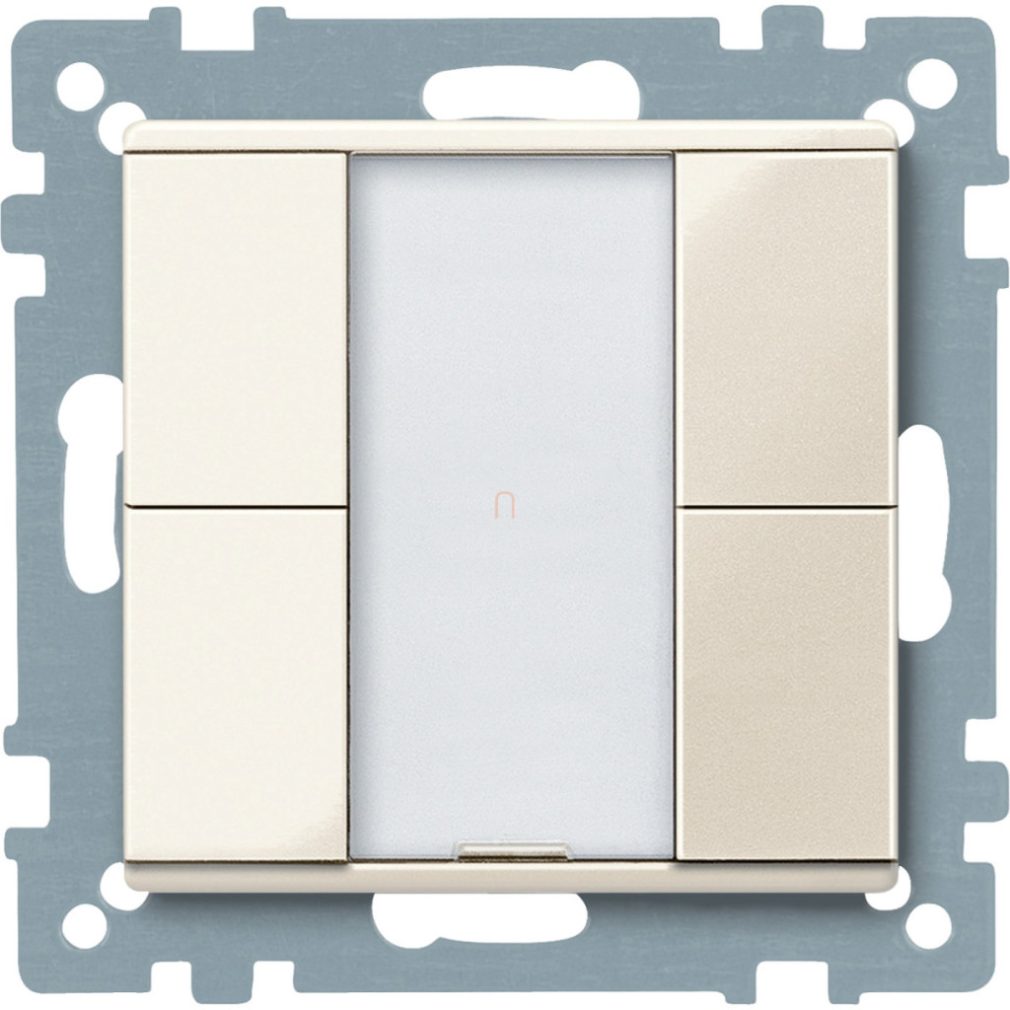 Merten-KNX buton apăsat 2, SystemM, alb, lucios MTN617244 Schneider