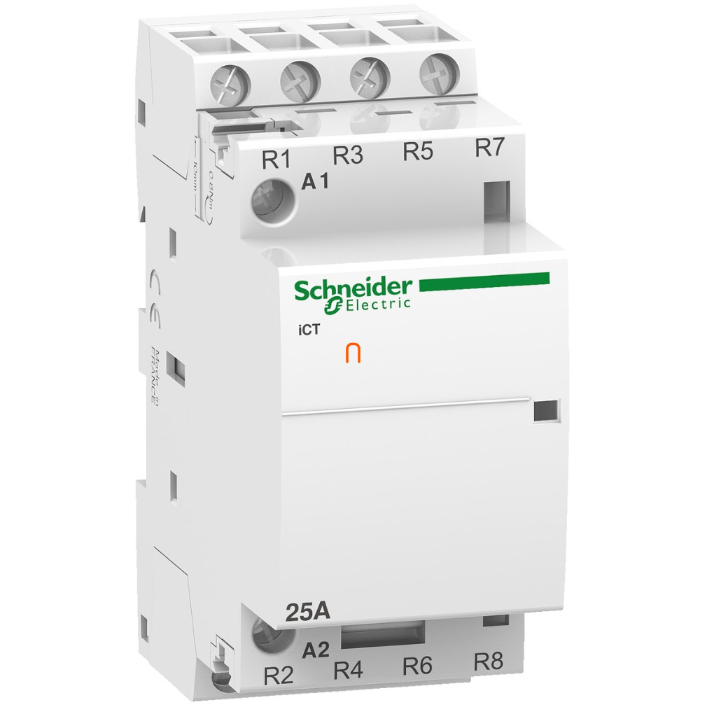 Contactor ACTI9 iCT25A, 50 Hz, 4NC, 24 VCA A9C20137 Schneider