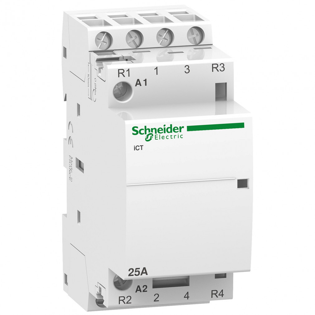 Contactor Schneider ACTI9 iCT25A, 50 Hz, 2NONC, 220-240 VCA A9C20838