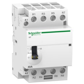   Schneider Electric Acti9 iCT63A - A9C21164 - contactor acționat manual, 50 Hz, 4 NO, 24 V c.a.