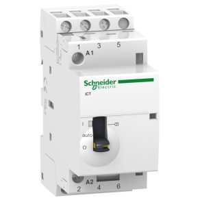   Schneider Electric Acti9 iCT25A - A9C21833 - contactor acționat manual, 50 Hz, 3NO, 220 - 240 V c.a.
