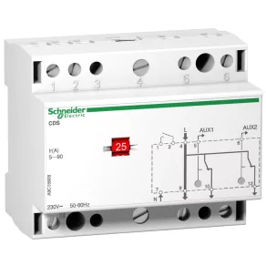   Schneider Electric Acti9 CDS - A9C15908 - contactor cu monitorizare a sarcinii, cu 2 canale, monofazat, 240 V