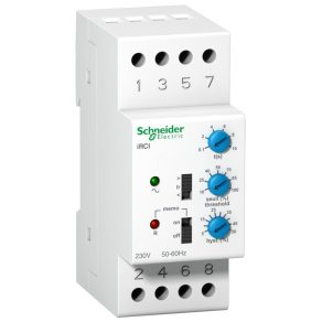   Schneider Electric ACTI9 iRCI - A9E21181 releu de monitorizare a curentului, 2P, 8A, Uc 230VAC