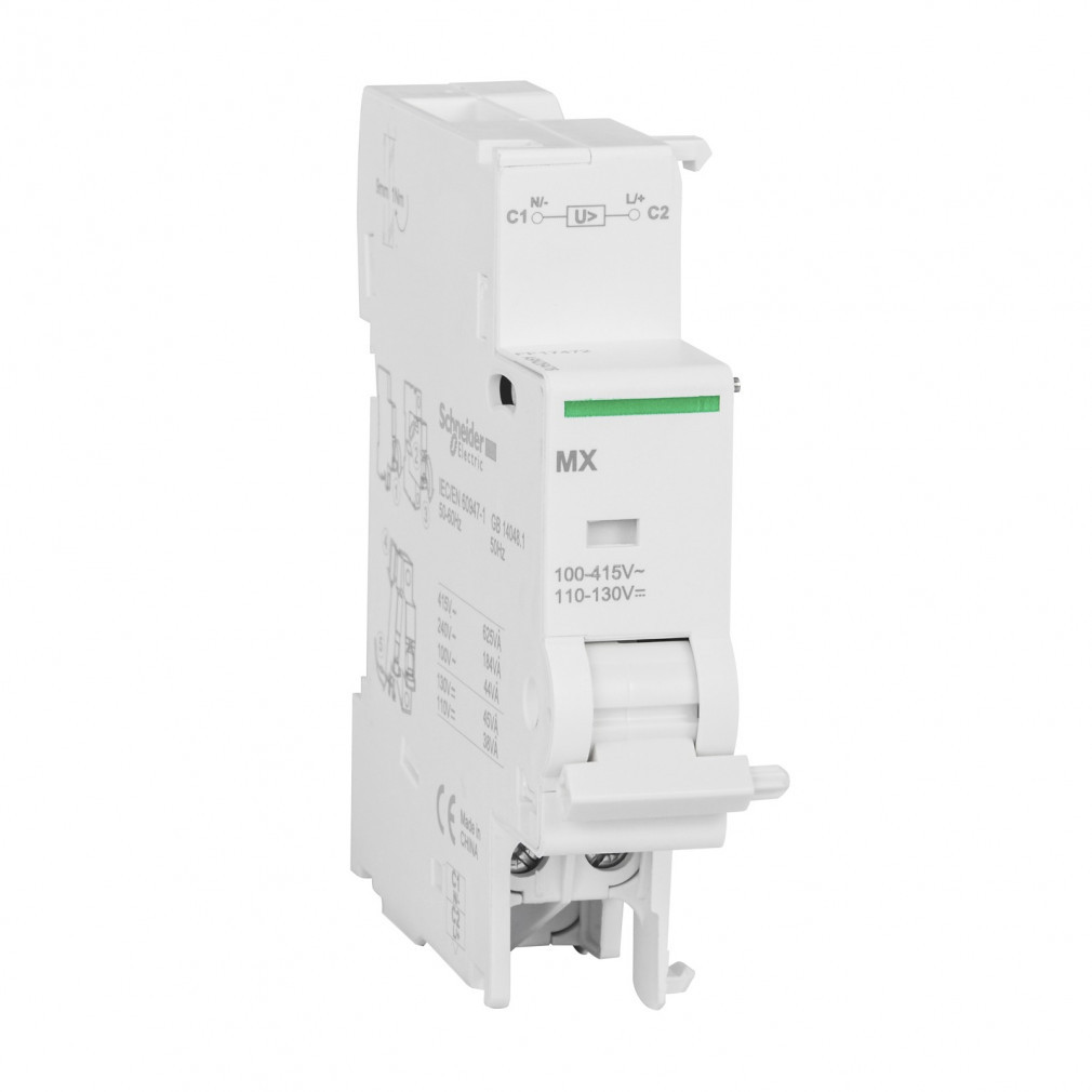 Schneider ACTI9 MX declanșator de curent de lucru, 415 V c.a., 110-130 V c.c. A9N26476