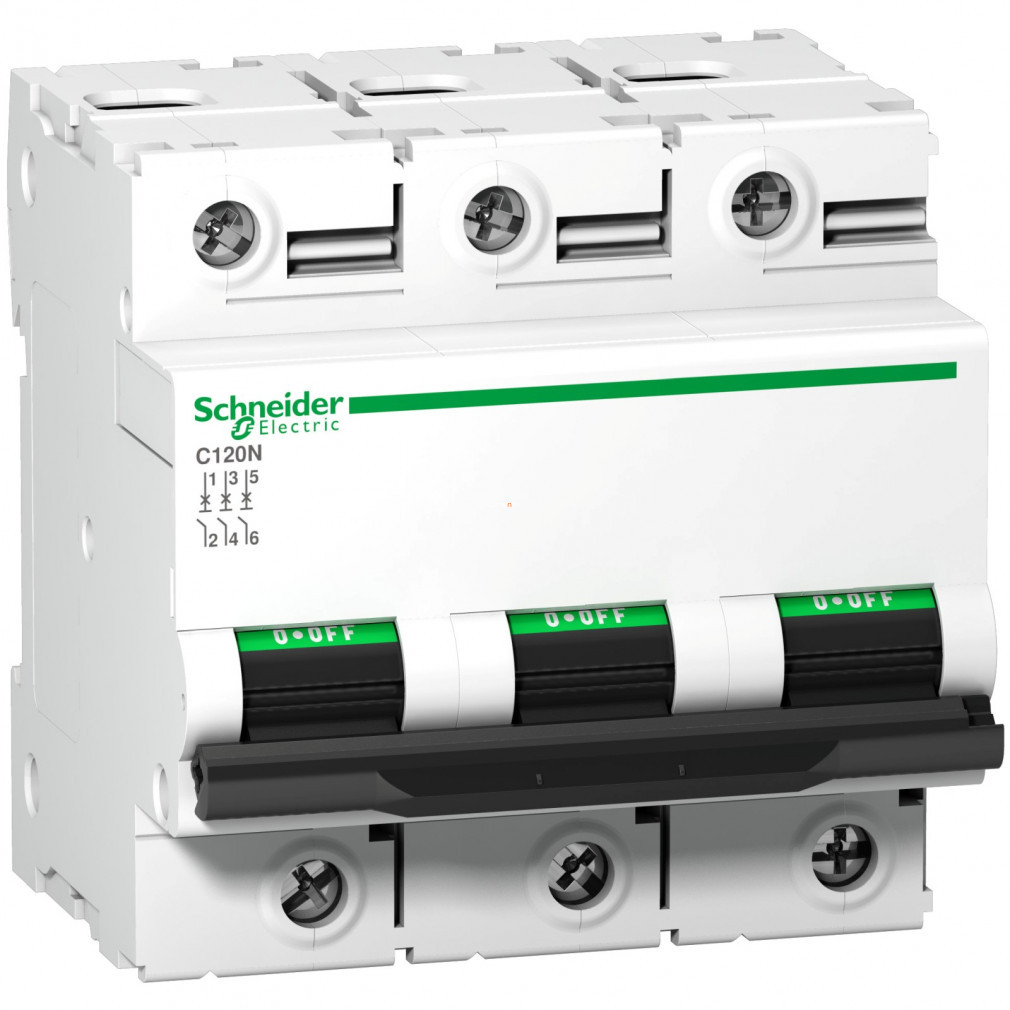 Dispozitiv de întrerupere Schneider 3P C 80A 10kA C120N ACTI9 (A9N18365)